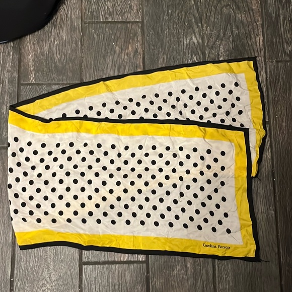 Carolina Herrera Accessories - Carolina  Herrera vintage silk scarf